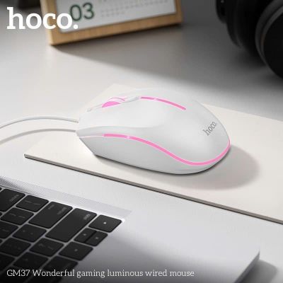 Chuột Có Dây Hoco GM37 Chính Hãng Có Led Đổi Màu