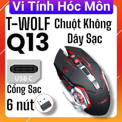 Chuột không dây T-Wolf Q13 pin sạc