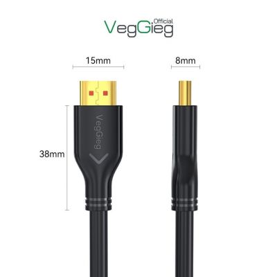 (CÓ VAT) Cáp HDMI veggieg DÀI 1.5M 2.0 2K 4K 60Hz V-H107 chính hãng giá rẻ | Cáp HDMI 2.0 hỗ trợ 4K 60Hz truyền tải tốc độ cao V-H107 | Cáp HDMI V-H107 chuẩn 2.0 kết nối TV máy tính PS5 sắc nét | Dây HDMI 2.0 4K 60Hz chống nhiễu cao cấp V-H107 | Cáp HDMI