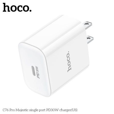 CỐC SẠC HOCO C76 PRO PD30W MỘT CỔNG MAJESTIC (US) Củ Sác
