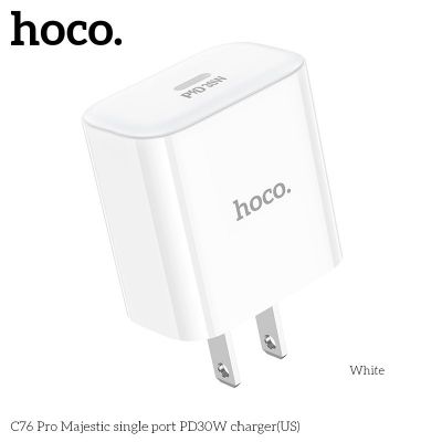 CỐC SẠC HOCO C76 PRO PD30W MỘT CỔNG MAJESTIC (US) Củ Sác