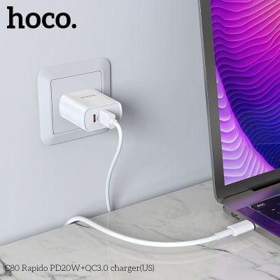 Cốc sạc nhanh Hoco C80 PD20W QC3.0 chính hãng | Sạc nhanh iPhone Samsung Xiaomi | Củ sạc USB-A Type-C | Sạc an toàn chống cháy | Giá rẻ Hóc Môn | Phụ kiện điện thoại cao cấp | Sạc nhanh đa chuẩn | Hỗ trợ PD3.0 QC3.0 | Nhỏ gọn tiện lợi | Bền bỉ lâu dài | B