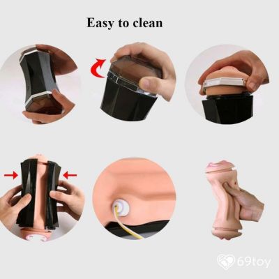 Cốc thủ dâm 2 đầu Nhật Bản Snail Cup | Âm đạo giả gắn tường | Bím họ giả rung rên