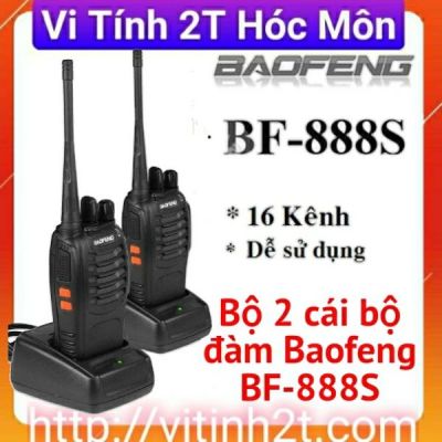 COMBO 2 BỘ ĐÀM CHÍNH HÃNG BAOFENG BF888s CỰC CHẤT