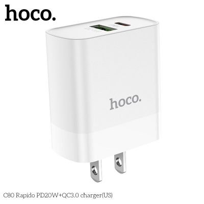 Củ Sạc Nhanh 2 Cổng CAO CẤP Hoco C80/C80A Sạc 3.0 PD | Cốc Sạc Hoco Chính Hãng | Sạc Nhanh iPhone Samsung | Sạc An Toàn Bền Bỉ | Phụ Kiện Sạc Chất Lượng Cao | Giá Rẻ Giao Nhanh | Vi Tính Hóc Môn