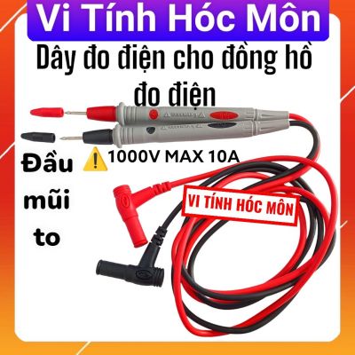 Dây cho đồng hồ đo điện  1000v 10A đầu mũi to