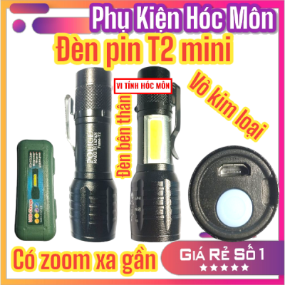 Đèn Pin Siêu Sáng Mini Fame T2 H352 | Sạc USB Tiện Lợi | Nhỏ Gọn Bền Bỉ | Chiếu Xa Mạnh | Vi Tính Hóc Môn
