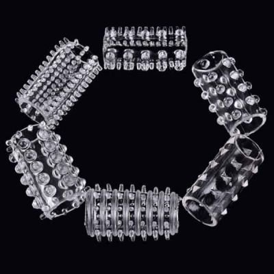 Bao cao su đôn dên khúc giữa trong suốt | Đôn dên tăng kích thước | Bao cao su đôn dên kích thích điểm G | Bộ 6 cái đôn dên cao cấp | Tăng khoái cảm cho nữ | Đôn dên kéo dài thời gian | Phụ kiện quan hệ nam nữ | Đôn dên silicon mềm | Sextoy an toàn | Đồ c