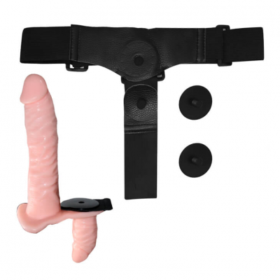 Dương Vật Giả 2 Đầu Có Quai Đeo Baile Trap-On Có Rung Women's Strap-On Realistic Dildo Pants Double Dildo