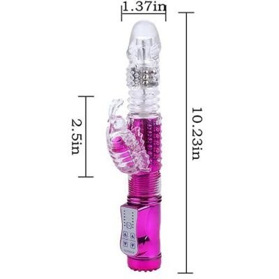 Dương vật giả kép mini rung xoay ngoáy 360 độ | Massage điểm G | Kích thích đa chiều | Đồ chơi phòng the | Phụ kiện tình yêu | Vi Tính Hóc Môn | Dương vật bướm Male genital organ