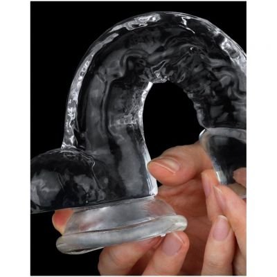 Dương Vật Giả Trong Suốt Suông Đẹp Dẻo Dai | Silicon Cao Cấp | Size 17cm x 3cm | Hít Tường Hít Đất | Clear Dildo | Đồ Chơi Tình Yêu | Chính Hãng | Giá Tốt | Kín Đáo | An Toàn | Vi Tính Hóc Môn