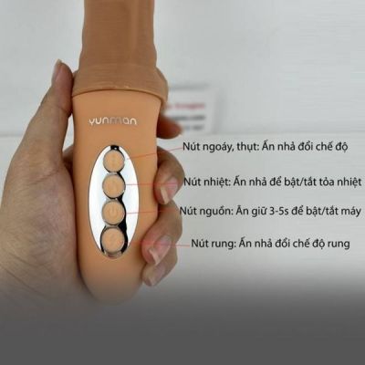 Dương Vật Giả YunMan INTENSE | Rung Thụt Tỏa Nhiệt Cầm Tay Cao Cấp | Đồ Chơi Người Lớn Chính Hãng | Vi Tính Hóc Môn | Đồ Chơi Tình Yêu Hóc Môn | Dương vật giả rung ngoáy thụt tỏa nhiệt Intense cao cấp