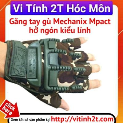 Găng tay gù Mechanix Mpact hở ngón kiểu lính
