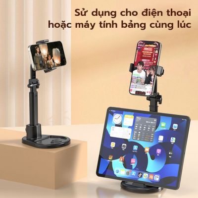 Giá đỡ điện thoại livestream nâng hạ 2in1 T13