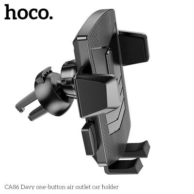 Giá đỡ điện thoại trên xe hơi hoco CA86 kẹp điện thoại trên xe hơi khe gió chính hãng