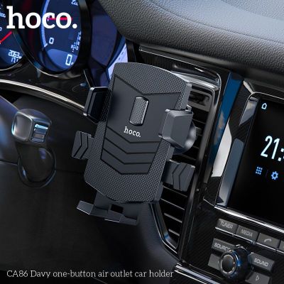 Giá đỡ điện thoại trên xe hơi hoco CA86 kẹp điện thoại trên xe hơi khe gió chính hãng