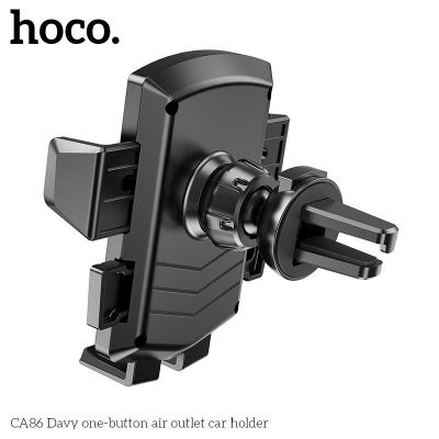 Giá đỡ điện thoại trên xe hơi hoco CA86 kẹp điện thoại trên xe hơi khe gió chính hãng