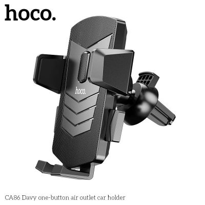 Giá đỡ điện thoại trên xe hơi hoco CA86 kẹp điện thoại trên xe hơi khe gió chính hãng