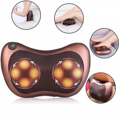 Gối massage hồng ngoại 8 bi mẫu mới đảo chiều tự động loại 1 - CAM KẾT GỐI XOAY CHIỀU TỰ ĐỘNG 8bi