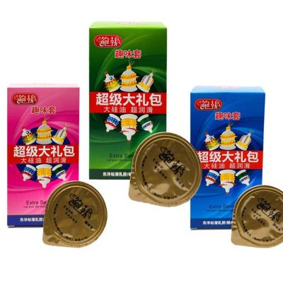 Hộp 6 cái Bao cao su Runbo siêu gân gai bi râu