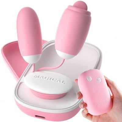 Hộp Trứng Rung 2 Đầu Magic Box | Kích Thích Rung & Lưỡi | Màu Tím Sướng Mạnh | Hàng Chính Hãng | Vi Tính Hóc Môn | Đồ Chơi Tình Yêu Hóc Môn