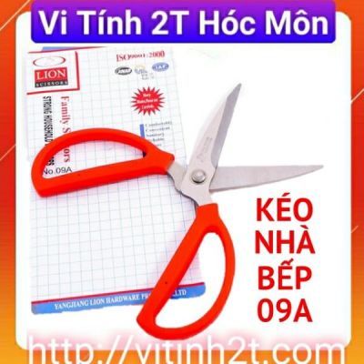 Kéo lưỡi inox size lớn 09A kéo nhà bếp