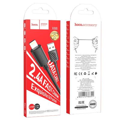 (lightning) hoco x88 cáp sạc nhanh 2.4A