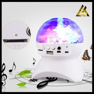 Loa bluetooth đèn xoay mini 7 sắc L-740