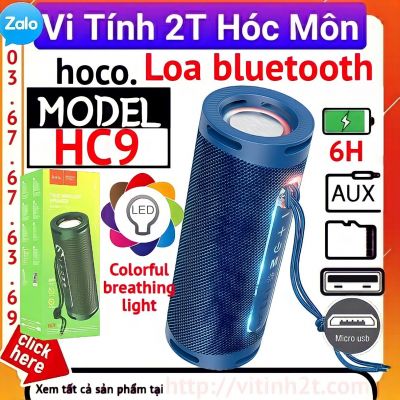 Loa bluetooth không dây chính hãng HOCO HC9 SATOPA âm thanh hay to rõ không rè thích hợp du lịch hoạt động ngoài trời