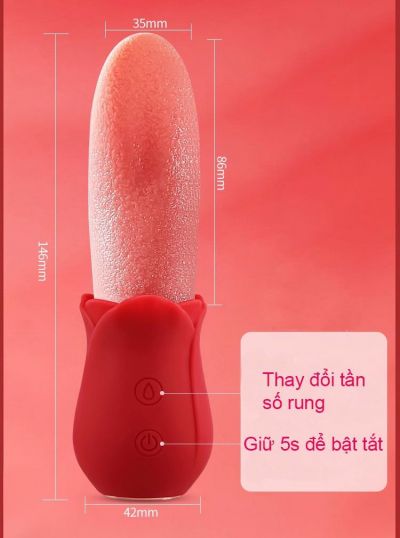 Máy massage G Spot tốt nhất | Lưỡi liếm âm đạo silicone mềm mại như thật | 12 chế độ rung | Tongue Licking Massager V1 | 10 vibration siêu mạnh | Máy lưỡi rung liếm cao cấp | Đồ Chơi Tình Yêu | Kích thích điểm G | Tăng khoái cảm nữ | Hàng cao cấp | Giá tố
