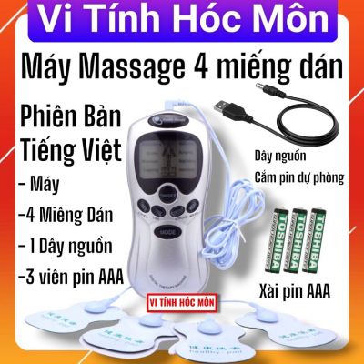 Máy massage xung điện trị liệu 4 miếng dán SYK-208