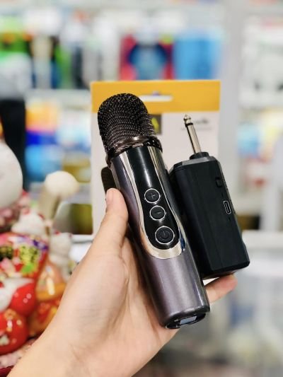 MIC Không Dây Đa Năng MINI EHOONA E12 | Micro Karaoke Cho Amply Cho Loa Kéo | Dành Cho Giáo Viên Trợ Giảng | Thu Âm Rõ Nét | Hát Hay Không Nhiễu | Giá Rẻ Chất Lượng | Vi Tính Hóc Môn | Mic không dây pin sạc