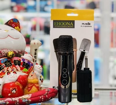 MIC Không Dây Đa Năng MINI EHOONA E12 | Micro Karaoke Cho Amply Cho Loa Kéo | Dành Cho Giáo Viên Trợ Giảng | Thu Âm Rõ Nét | Hát Hay Không Nhiễu | Giá Rẻ Chất Lượng | Vi Tính Hóc Môn | Mic không dây pin sạc