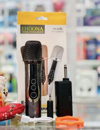 MIC Không Dây Đa Năng MINI EHOONA E12 | Micro Karaoke Cho Amply Cho Loa Kéo | Dành Cho Giáo Viên Trợ Giảng | Thu Âm Rõ Nét | Hát Hay Không Nhiễu | Giá Rẻ Chất Lượng | Vi Tính Hóc Môn | Mic không dây pin sạc