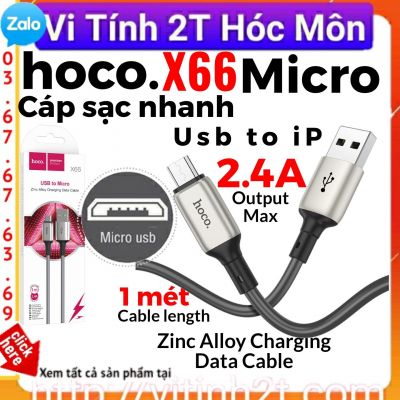 [micro usb] hoco x66 cáp sạc nhanh 2.4A