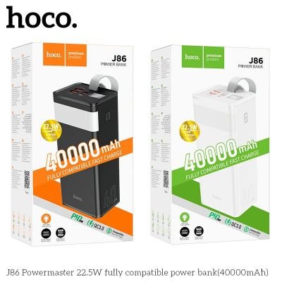 Pin dự phòng 40000mAh sạc nhanh 22.5W Hoco J86 chính hãng | Sạc siêu nhanh, dung lượng khủng | Bảo hành uy tín | Giá tốt | Vi Tính Hóc Môn