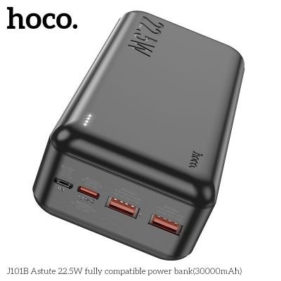 (có VAT) Pin Sạc Dự Phòng Hoco J101B 30000mAh Chính Hãng | Dung Lượng Lớn | Sạc Nhanh Ổn Định | An Toàn Pin | Giá Tốt | Vi Tính Hóc Môn | Hoco Hóc Môn