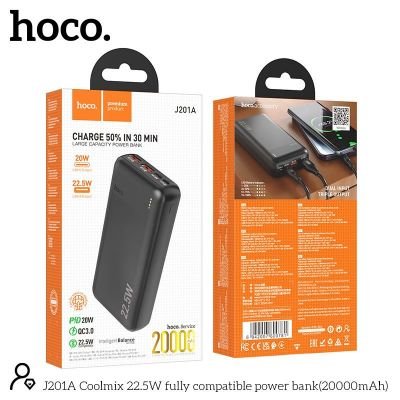 (CÓ VAT) Pin Sạc Dự Phòng Hoco J201A 20000mAh | Pin Dung Lượng Cao | Sạc Nhanh An Toàn | Chính Hãng Hoco | Giá Tốt | Bền Bỉ | Dùng Cho Điện Thoại | Tablet | Du Lịch | Công Tác | Phụ Kiện Công Nghệ |PIN Hóc Môn | HOCO Hóc Môn