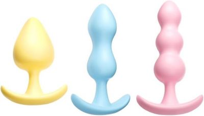 Plug hậu môn Mizz Zee silicone set 3 chiếc chính hãng | Plug hậu môn silicone cao cấp | Sextoy hậu môn kích thích mạnh | Đồ chơi tình yêu người lớn | Sextoy cao cấp chính hãng | Giá rẻ toàn quốc | Giao kín đáo | Bảo mật tuyệt đối | Hàng cao cấp | Shop uy