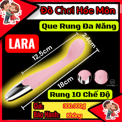 Que rung Lara | Que rung kích thích điểm G | Que rung âm đạo 10 chế độ | Que rung đa năng Lara | Đồ chơi tình yêu cao cấp | Máy rung nữ chính hãng | Kích thích điểm G mạnh | Rung siêu sướng | Dành cho nữ | Giá tốt | Giao kín | Vi Tính Hóc Môn