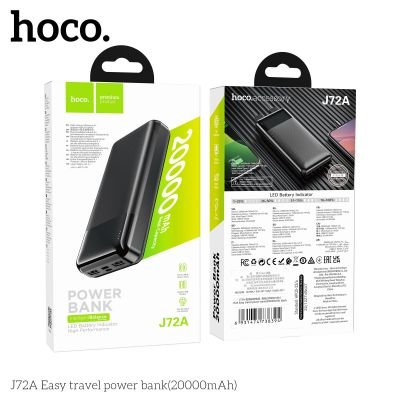 ( có VAT) Sạc Dự Phòng Hoco J72A 20000mAh Chính Hãng | Pin Sạc Dung Lượng Lớn | Sạc Nhanh An Toàn | Dùng Cho iPhone Android | Giá Tốt | Vi Tính Hóc Môn | hoco Hóc Môn