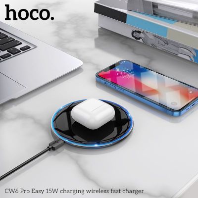 Sạc nhanh không dây HOCO CW6 Pro Easy 15W
