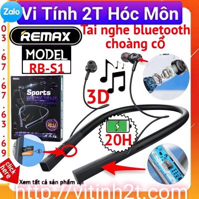 Tai nghe bluetooth choàng cổ Remax RB-S1 pin 20 tiếng