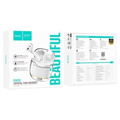 Tai nghe Bluetooth Hoco EW52 TWS không dây âm thanh nổi | Chất âm sống động | Thiết kế gọn nhẹ | Kết nối ổn định | Pin bền lâu | Vi Tính Hóc Môn