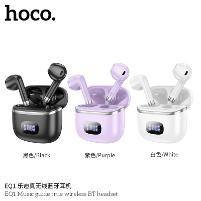 Tai nghe bluetooth không dây  Hoco EQ1 CÓ MÀN HÌNH