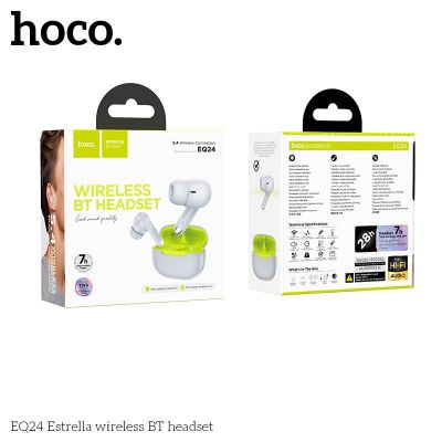 Tai nghe Bluetooth Hoco EQ24 | Không dây tiện lợi | Âm thanh sống động | Giá rẻ | Vi Tính Hóc Môn Tai nghe không dây Hoco EQ24 | Kết nối nhanh Bluetooth | Pin trâu | Nghe nhạc hay | Vi Tính Hóc Môn Hoco EQ24 chính hãng | Tai nghe Bluetooth giá tốt | Thiết