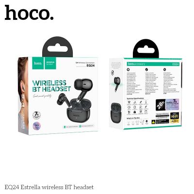 Tai nghe Bluetooth Hoco EQ24 | Không dây tiện lợi | Âm thanh sống động | Giá rẻ | Vi Tính Hóc Môn Tai nghe không dây Hoco EQ24 | Kết nối nhanh Bluetooth | Pin trâu | Nghe nhạc hay | Vi Tính Hóc Môn Hoco EQ24 chính hãng | Tai nghe Bluetooth giá tốt | Thiết