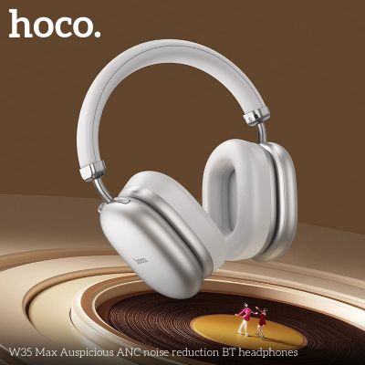 Tai nghe BT Hoco giảm tiếng ồn ANC W35 Max | Bluetooth 5.4 | Âm thanh Stereo | Pin trâu | Chống ồn ANC | Tai nghe cao cấp | Nghe nhạc cực hay | Gaming mobile | Thiết kế sang trọng | Giá tốt hôm nay | Bảo hành uy tín | Vi Tính Hóc Môn