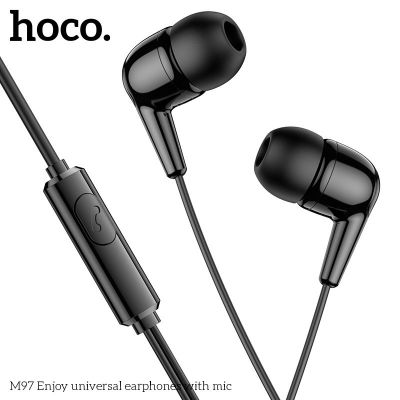 (có VAT) Tai nghe có dây Hoco M97 có mic đàm thoại | Âm thanh cực chuẩn | Jack cắm 3.5mm tương thích mọi thiết bị | Giá tốt |Tai Nghe Hóc Môn
