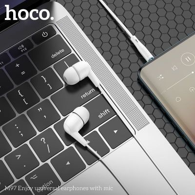 (có VAT) Tai nghe có dây Hoco M97 có mic đàm thoại | Âm thanh cực chuẩn | Jack cắm 3.5mm tương thích mọi thiết bị | Giá tốt |Tai Nghe Hóc Môn